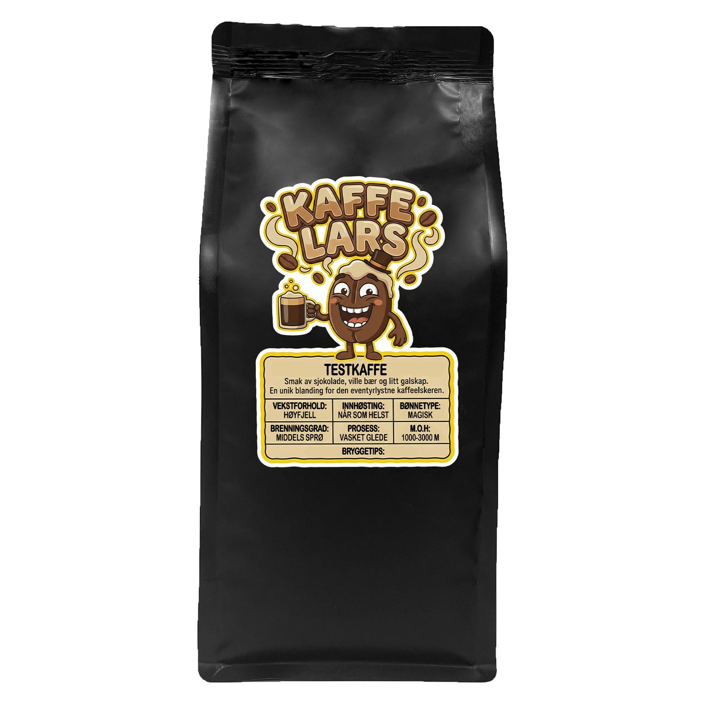 Kaffelars Testkaffe 1000gr (1kg)