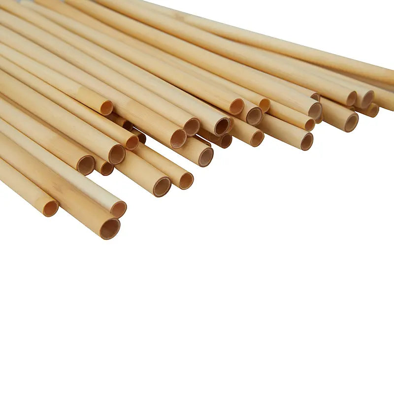 FROSTY'S sugerør "JUMBO"av orginale Strå Bambussugerør. 100-pk. 100% nedbrytbar. 10-12mm