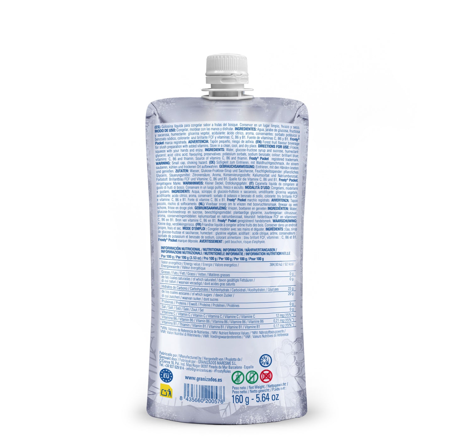 Frosty Pocket Slush Multifruit