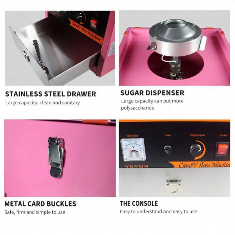 Cotton candy machine | 0.9KW | Kazaki | 000860