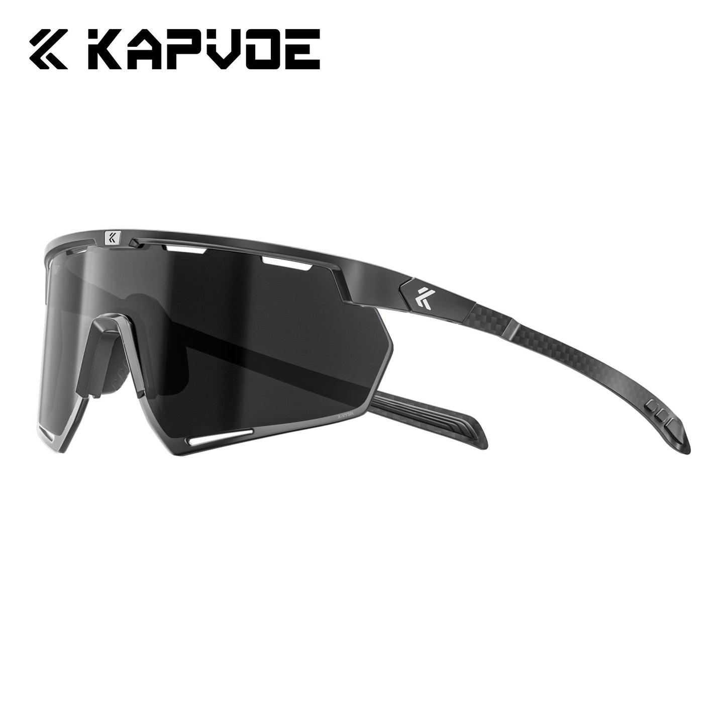 Kapvoe New Outdoor Carbon Fiber UV400 Goggles