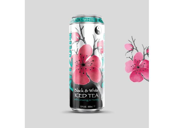 Arizona Black & White Iced Tea 650ml