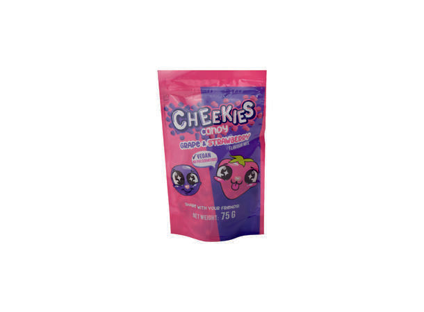 CHEEKIES – Grape and Strawberry Mix 75g