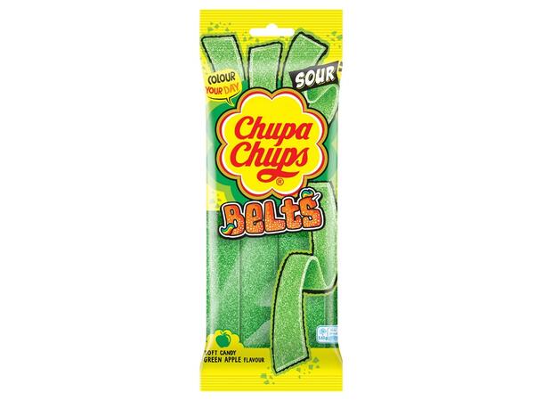 Chupa Chups Sour Apple Belts Pack 90g