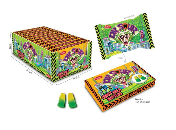 Dr. Sour - Crazy Cola Bottles -