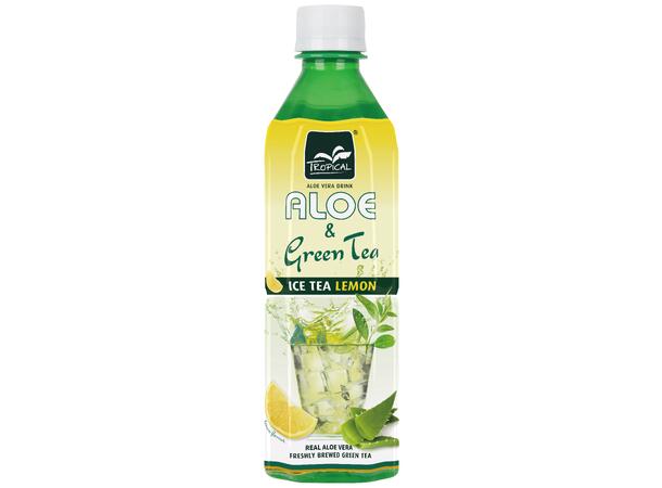 Tropical Aloe Green Tea Lemon 500ml