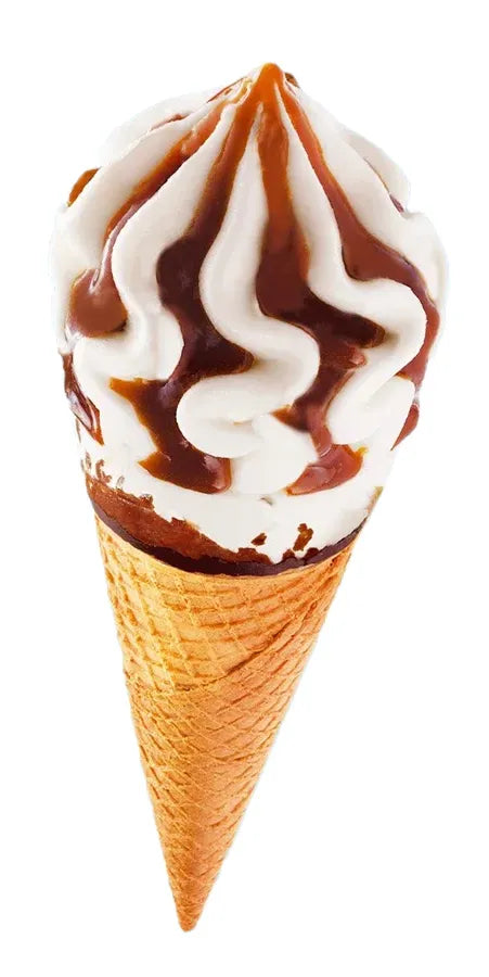 Stooor krone-is karamell á 140 g / 225 ml Fyldig karamellis toppet med salt karamellsaus. Pris 21.90 pr stk