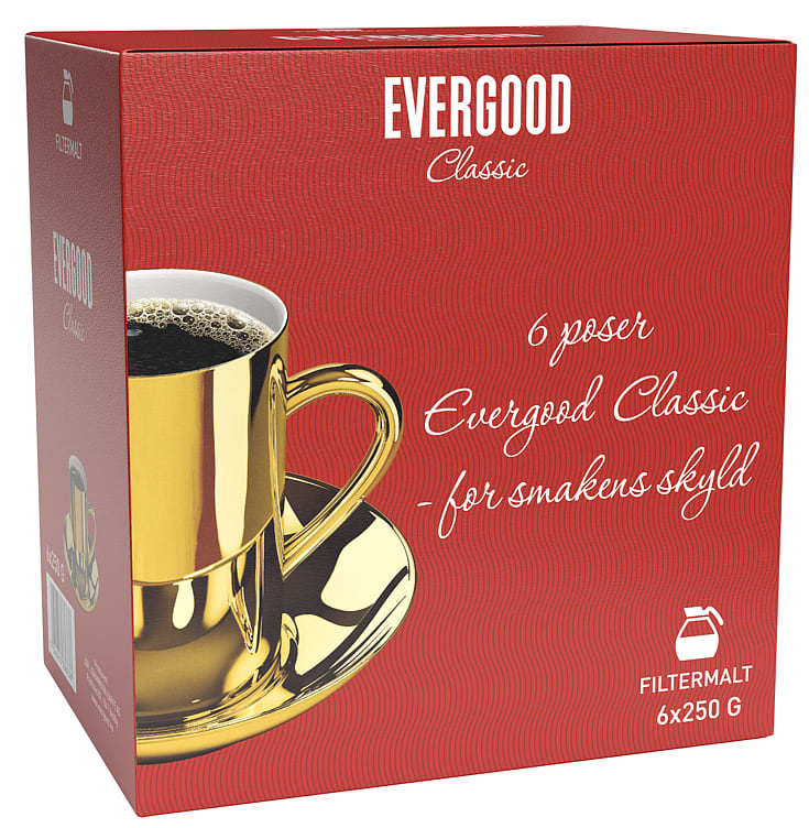 Evergood Classic Filter Malt 6X250g.