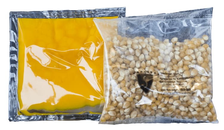 Popcorn: Corn/Salt/Oil 36 pcs X 227g per carton