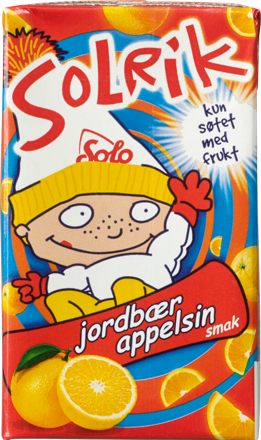 Solrik Jordbær- og Appelsinsmak 27 stk/krt