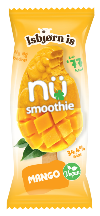 Nü Smoothie Mango 60g Pris 17.90pr stk
