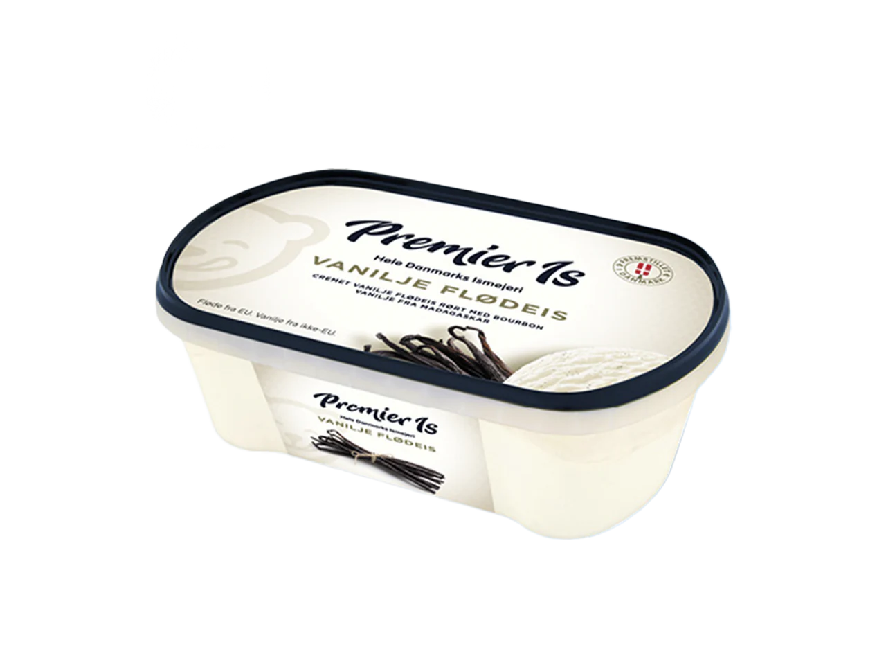 0,8 L Vanilje-is pris pr stk