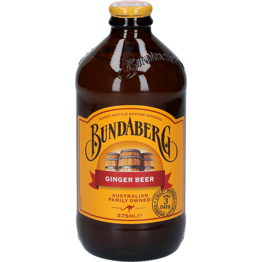 BUNDABERG GINGER BEER 37,5CL pris pr krt av 12 stk