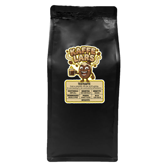 Kaffelars Testkaffe 2500gr (2,5kg)