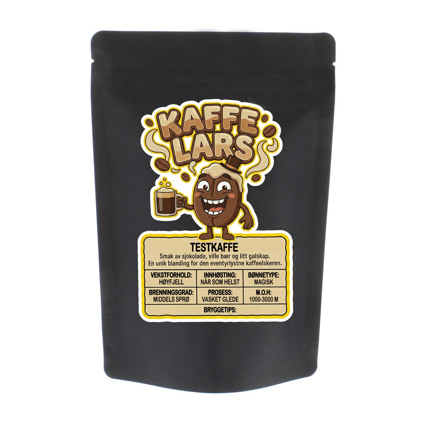 Kaffelars Testkaffe 250gr