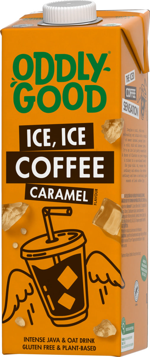 Oddly good ice coffee  caramel