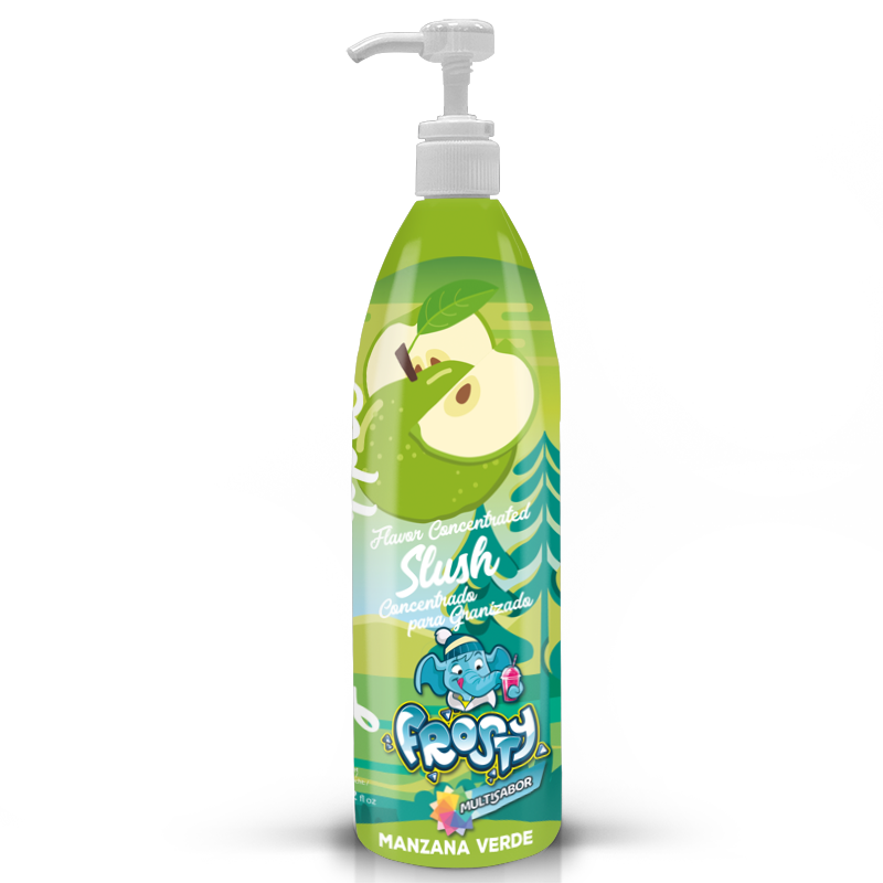 Frosty Slush Essens Grønt eple
