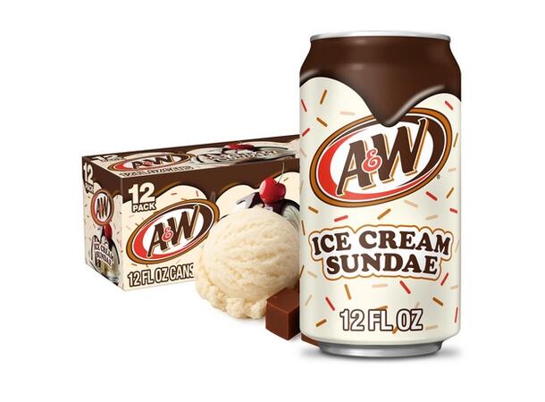 A&W Ice cream Sundae soda 355ml