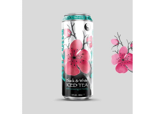 Arizona Black & White Iced Tea 650ml