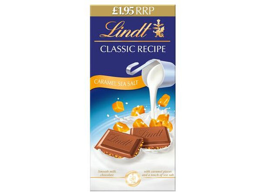 Lindt Classic Recipe Milk Caramel Sea