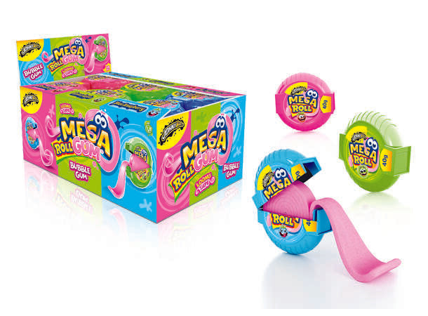 Mega Roll Bubble Gum 40g