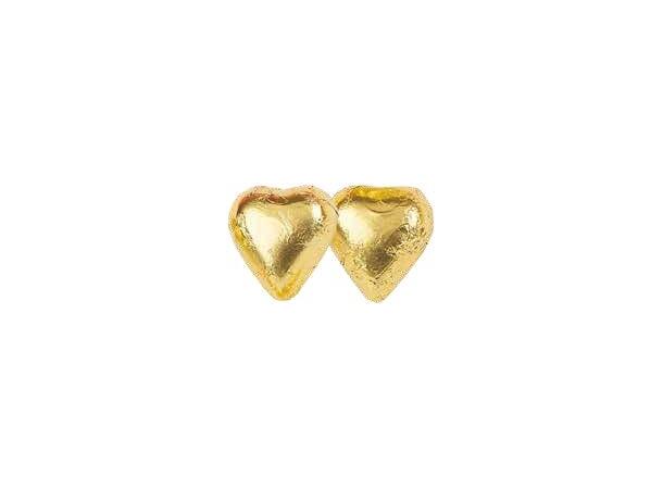 Milk Chocolate Gold Hearts 1kg