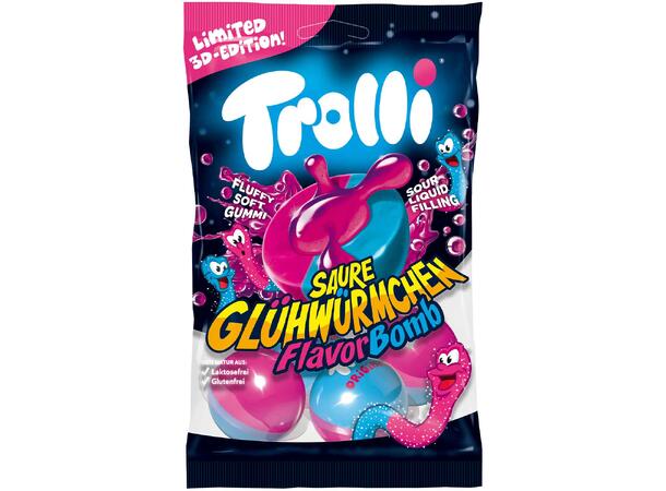 Trolli Flavorbomb Sour Glowworms 75g