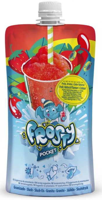 Frosty Pocket Slush Jordbær