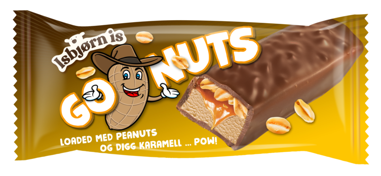 Go Nuts 48g 12 stk pr krt   Pris 13.90 pr stk