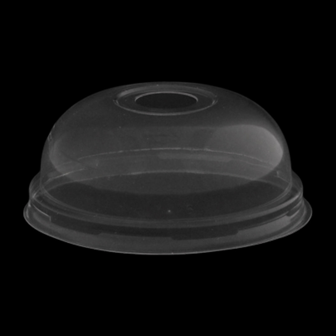 Kuppellokk med hull til pappbeger for slush 37 cl og 48 cl "city"