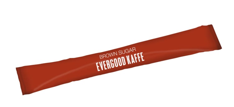 Sugar Brown 1000X4g Sticks Evergood.