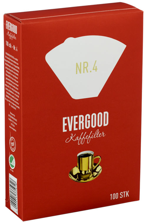 Filter bags No. 4 100 pcs Evergood.