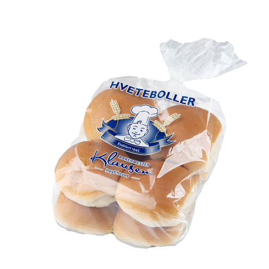 Wheat buns Large juicy 8 pk Baker Klausen