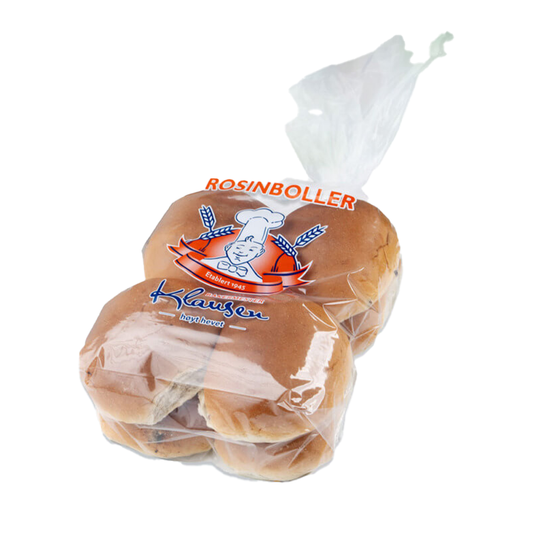 Raisin buns Large juicy 8 pack Baker Klausen