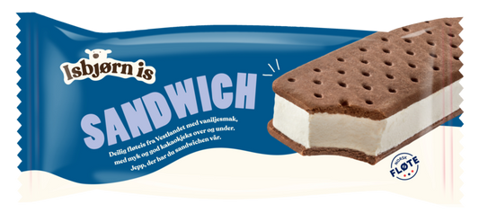 Sandwich 12 stk pr krt     Pris 13,90 pr stk